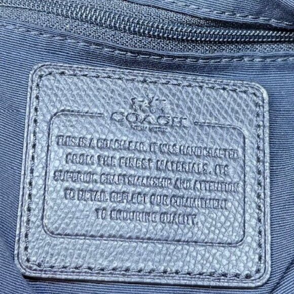 Coach Christie Carryall Navy Blue F34672 Purse, Handbag, Shoulder bag - Picture 7 of 7